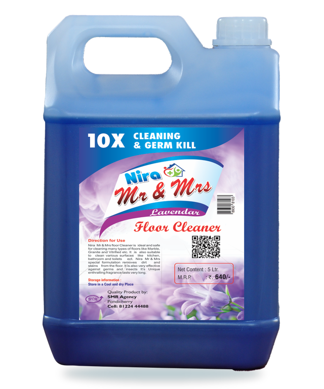 Floor Cleaner – Lavender (5 L) by Nira India