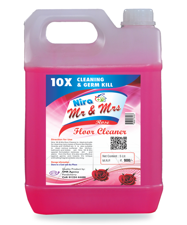 Floor Cleaner – Rose (5 L) by Nira India