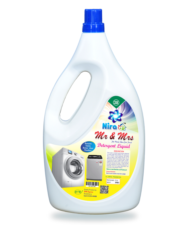 Liquid Detergent (5 L) by Nira India